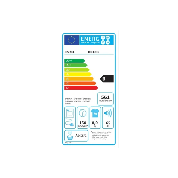 Hisense condensdroger DCGE803 vanaf € 19,00 per maand - Afbeelding 8